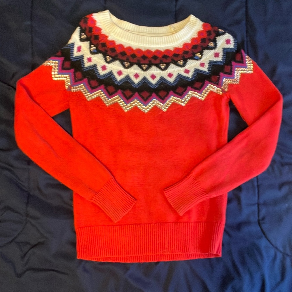 red old navy holiday sweater